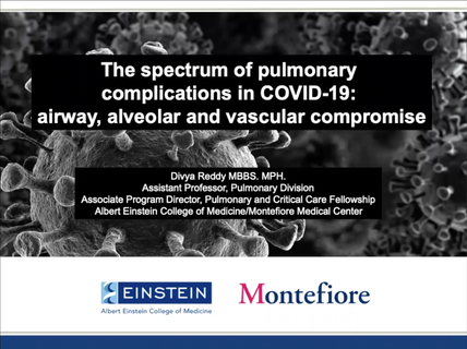 The Spectrum of Pulmonary Complications in COVID-19: Airway, Alveolar, and Vascular Compromise