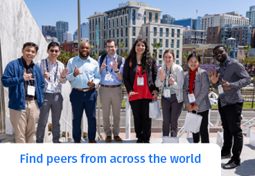 Find peers from across the world